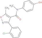(3-(2-chlorophenyl)-5-methylisoxazol-4-yl)-N-(4-hydroxyphenyl)-N-methylformamide