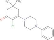 2-Chloro-5,5-dimethyl-3-(4-phenylpiperazinyl)cyclohex-2-en-1-one