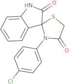 3-(4-chlorophenyl)spiro[1,3-thiazolidine-2,3'-indoline]-4,7-dione