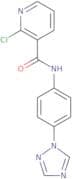(2-Chloro(3-pyridyl))-N-(4-(1,2,4-triazolyl)phenyl)formamide