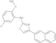 N-(5-Chloro-2-methoxyphenyl)-4-(2-naphthalenyl)-2-thiazolamine