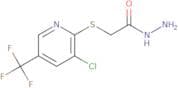2-{[3-chloro-5-(trifluoromethyl)-2-pyridinyl]sulfanyl}acetohydrazide