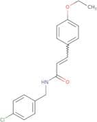 N-((4-chlorophenyl)methyl)-3-(4-ethoxyphenyl)prop-2-enamide