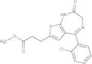 7-(2-Carbomethoxyethyl)-5-(2-chlorophenyl)-thieno-1,4-diazepin-2-one