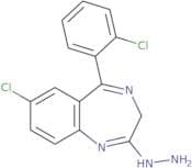 7-Chloro-5-(2-chlorophenyl)-2-hydrazinyl-3H-1,4-benzodiazepine