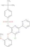 N-[6-Chloro-5-(2-methoxyphenoxy)-(2,2-bipyrimidine)4-4-yl]-(1,1-dimethylethyl)-benzenesulfonamide