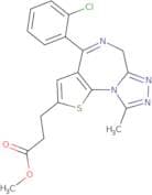 4-(2-Chlorophenyl)-9-methyl-6H-thieno[3,2-f][1,2,4]triazolo[4,3-a][1,4]diazepine-2-propanoic acid …