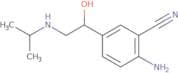 2-Amino-5-[1-hydroxy-2-(isopropylamino)ethyl]benzonitrile
