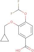 3-Cyclopropylmethoxy-4-difluoromethoxy-benzoic acid