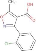3-(2-Chlorophenyl)-5-methylisoxazole-4-carboxylic acid