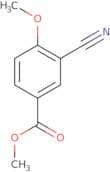 3-Cyano-4-methoxybenzoic acid methyl ester