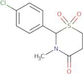 2-(4-Chlorophenyl)-3-methyl-4-methathiazanone-1,1-dioxide