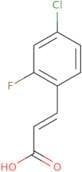 4-Chloro-2-fluorocinnamic acid