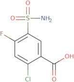 2-Chloro-4-fluoro-5-sulfamoylbenzoic acid