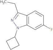 1-Cyclobutyl-3-ethyl-6-fluoro-1H-indazole