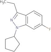 1-Cyclopentyl-3-ethyl-6-fluoro-1H-indazole
