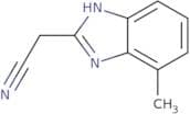 2-(4-methyl-1H-1,3-benzodiazol-2-yl)acetonitrile