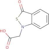2-(3-Oxo-1,3-dihydro-2,1-benzothiazol-1-yl)acetic acid