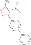 5-Methyl-3-(4-phenylphenyl)-1,2-oxazole-4-carboxylic acid