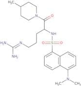 2-[(4S)-4-[[5-(Dimethylamino)naphthalen-1-yl]sulfonylamino]-5-(4-methylpiperidin-1-yl)-5-oxopentyl…