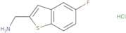 (5-Fluoro-1-benzothiophen-2-yl)methanamine hydrochloride