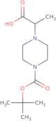 2-(1-tert-Butoxycarbonylpiperazin-4-yl)propionic acid