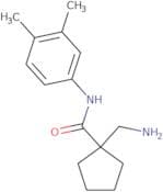 1-(Aminomethyl)-N-(3,4-dimethylphenyl)cyclopentane-1-carboxamide