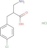 3-Amino-2-[(4-chlorophenyl)methyl]propanoic acid hydrochloride