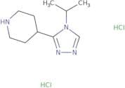 4-[4-(Propan-2-yl)-4H-1,2,4-triazol-3-yl]piperidine dihydrochloride