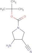 tert-Butyl 3-amino-4-cyanopyrrolidine-1-carboxylate