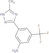 3-(5-Methyl-1H-1,2,4-triazol-3-yl)-5-(trifluoromethyl)aniline