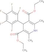 Diethyl 2,6-Dimethyl-4-(Pentafluorophenyl)-1,4-Dihydro-3,5-Pyridinedicarboxylate