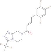 (2E)-1-[5,6-Dihydro-3-(trifluoromethyl)-1,2,4-triazolo[4,3-a]pyrazin-7(8H)-yl]-4-(2,4,5-trifluorop…