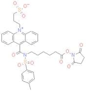 3-(9-((6-(2,5-Dioxopyrrolidin-1-yloxy)-6-oxohexyl)(tosyl)carbamoyl)acridinium-10-yl)propane-1-sulf…
