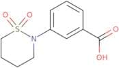 3-(1,1-Dioxido-1,2-thiazinan-2-yl)benzoic acid