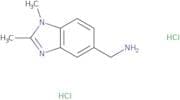 [(1,2-Dimethyl-1H-benzimidazol-5-yl)methyl]amine dihydrochloride