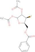 1,2-Di-O-acetyl-5-O-benzoyl-3-deoxy-3-fluoro-D-ribofuranose