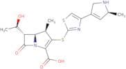 (4R,5S,6S)-3-[[4-[(5S)-2,5-Dihydro-5-methyl-1H-pyrrol-3-yl]-2-thiazolyl]thio]-6-[(1R)-1-hydroxyeth…