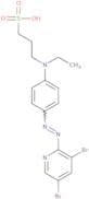 4-(3,5-Dibromo-2-pyridylazo)-N-ethyl-N-(3-sulfo-propyl)aniline sodium salt monohydrate