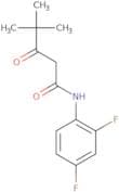 N-(2,4-Difluorophenyl)-4,4-dimethyl-3-oxopentanamide
