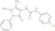 1-(2,3-dimethyl-5-oxo-1-phenyl(3-pyrazolin-4-yl))-3-chlorophenylurea