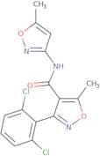 (3-(2,6-dichlorophenyl)-5-methylisoxazol-4-yl)-N-(5-methylisoxazol-3-yl)formamide
