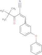 2-(2,2-dimethylpropanoyl)-3-(3-phenoxyphenyl)prop-2-enenitrile