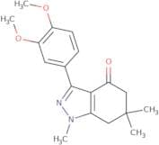 3-(3,4-dimethoxyphenyl)-1,6,6-trimethyl-5,6,7-trihydro1H-indazol-4-one