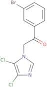 2-(4,5-dichloroimidazolyl)-1-(3-bromophenyl)ethan-1-one