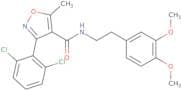 (3-(2,6-dichlorophenyl)-5-methylisoxazol-4-yl)-N-(2-(3,4-dimethoxyphenyl)ethyl)formamide