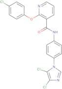 N-(4-(4,5-dichloroimidazolyl)phenyl)(2-(4-chlorophenoxy)(3-pyridyl))formamide