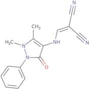 (((2,3-dimethyl-5-oxo-1-phenyl-3-pyrazolin-4-yl)amino)methylene)methane-1,1-dicarbonitrile