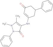 2,3-dimethyl-4-((3-oxo-5-phenylcyclohex-1-enyl)amino)-1-phenyl-3-pyrazolin-5-one