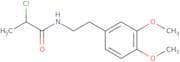 N-(2-(3,4-dimethoxyphenyl)ethyl)-2-chloropropanamide